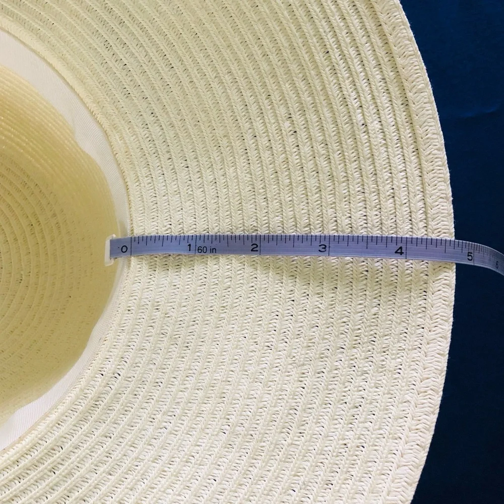 NORDSTROM ✨️ Women's Cream Packable Floppy Straw Hat